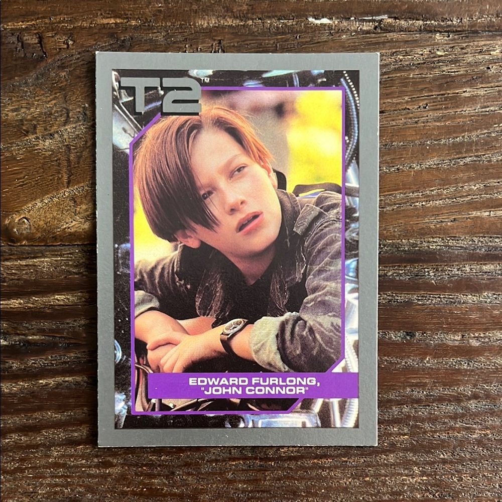 T2 Character Trading Card - Edward Furlong as John Connor